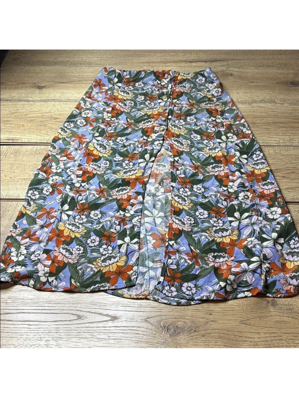 Urban Outfitters Floral Patterned Midi Skirt Size Small